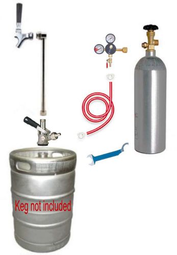 Beer tap handle party pump co2 kegerator conversion kit draft coupler for sale
