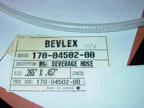 BEVLEX N S F BEVERAGE HOSE .265 X .457 # 170-04502-00