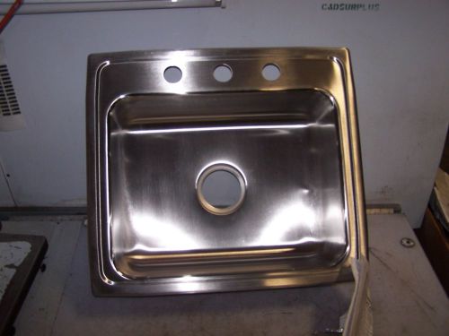 NEW ELKAY PSR22193 GOURMET STAINLESS PACEMAKER SINK 22&#034; X 19-1/2&#034; X 7-1/4&#034;
