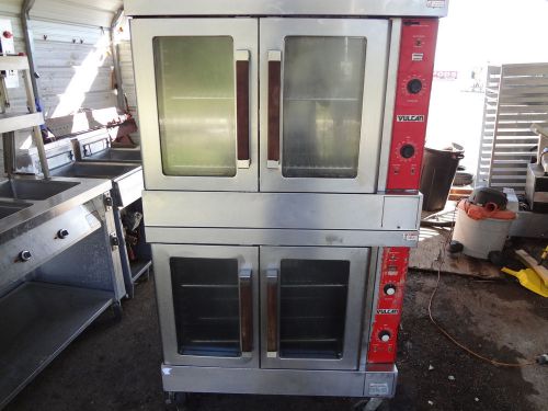 Vulcan electric double stack full size convection oven, model vc4ed #195 for sale