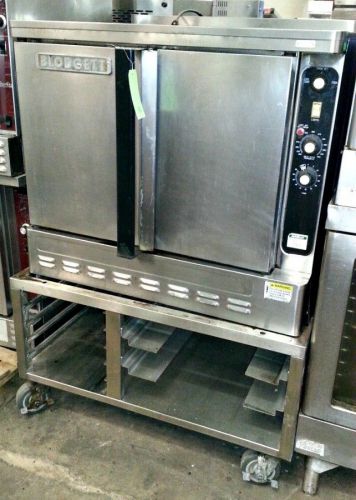 Blodgett dfg100 gas convection oven w/ pan rack stand for sale
