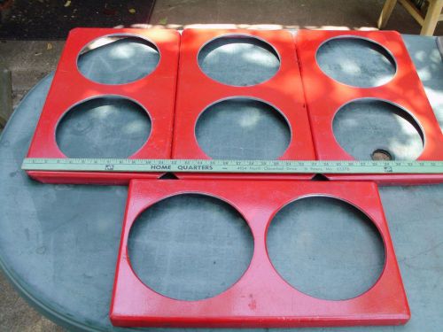 Commercial Heavy Duty 19&#034;x11&#034; Steam Table Adaptor Plate Fits 2-8 1/2&#034; Insets Red