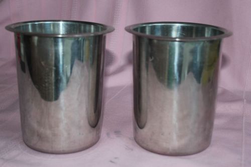 winco 1-1/4 Quart Stainless Steel Food Prep Jar