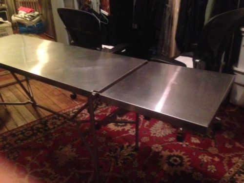 STAINLESS STEEL ADJUSTABLE MEDICAL TABLE