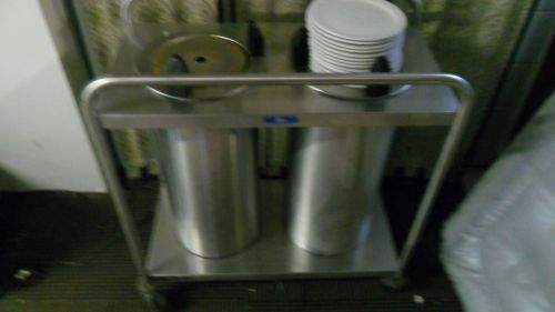Seco 9&#034; dinner plate warmer rolling heated buffet cart commercial restaurant for sale