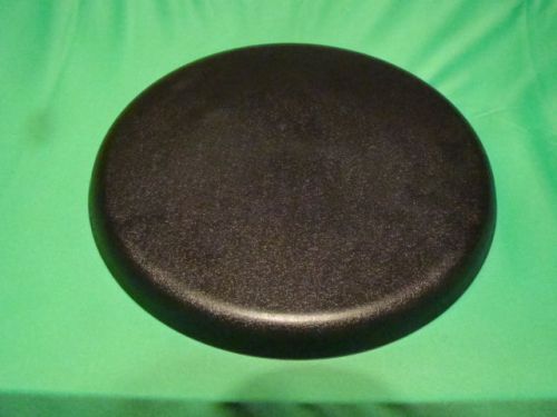 STURDY BLACK PLASTIC BAR STOOL REPLACEMENT TOP CAP SEAT CAFETERIA LAB SHOP