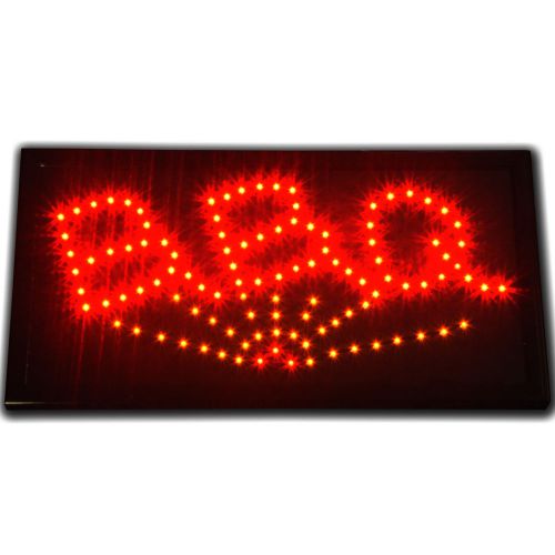 Open bbq smokehouse led sign barbecue restaurant grilling store neon shop grill for sale