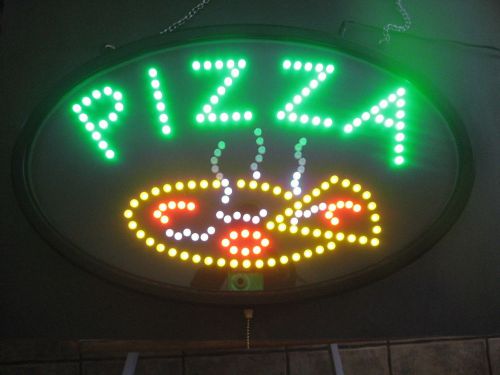 Winco LED Pizza Sign w/ Dust Cover and 3 Flash Settings