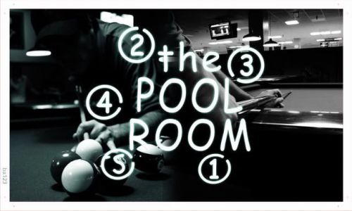 Ba123 open pool room snooker bar pub banner shop sign for sale