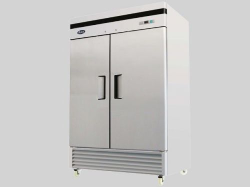 2 door stainless steel freezer, atosa bottom mount mbf8503 ,free shipping! for sale