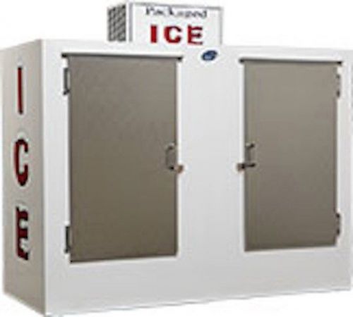 NEW LEER Outdoor Ice Merchandiser L85, Cold Wall Solid Door - 85 cu ft