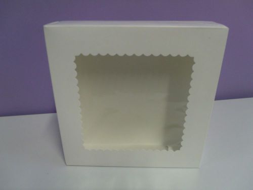 PIE &amp; CUPCAKE WINDOW BOXES 10 x 10 x 2 1/2 CASE OF 200