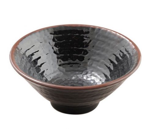 Half Dozen New 7.5&#034; Noodle Bowls Tenmoku