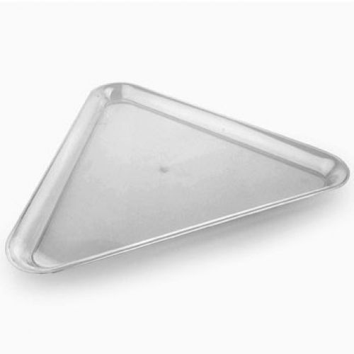 3561 Platter Pleasers 16x16x16 Triangle Tray-20 pcs White
