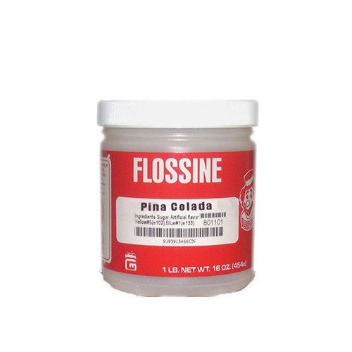 Flossine for Cotton Candy, Pina Colada,1 Pound Jar, Gold Medal Products 3209
