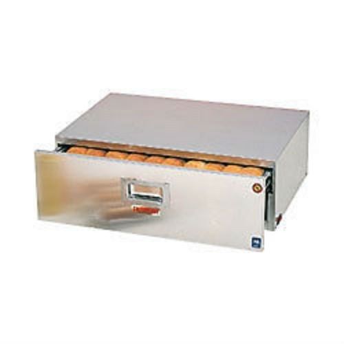 NEMCO DRAWER STYLE FOOD AND BUN WARMER, STAINLESS 8048