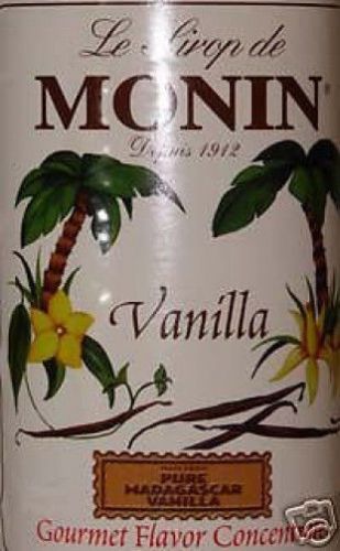 Monin Vanilla syrup case 750ml espresso cappuccino soda