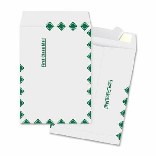 Business Source Catalog Envelopes, First Class, 100 per Box, White (BSN65860)