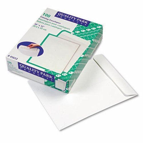 Quality Park Catalog Envelope, 10 x 13, White, 100/Box (QUA41613)