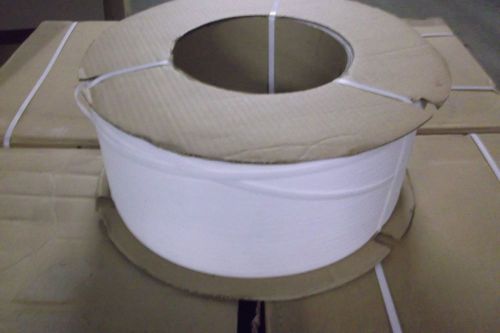 White poly banding strap(3/8&#034;) 250#   p3225-9 9mmx12900 for sale