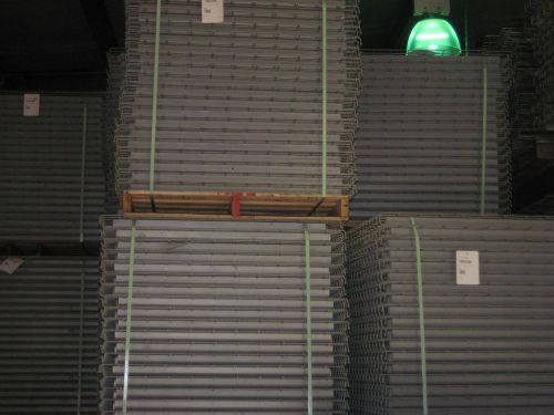 195 Sections of Teardrop Pallet Racking (Uprights/Beams/Wire Decks)