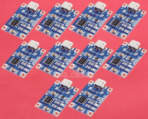 10pcs micro usb charger module 5v 1a lithium battery charging board for arduino for sale