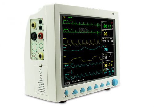 Us usps new contec cms8000 vital signs patient monitor ecg nibp spo2 resp temp for sale