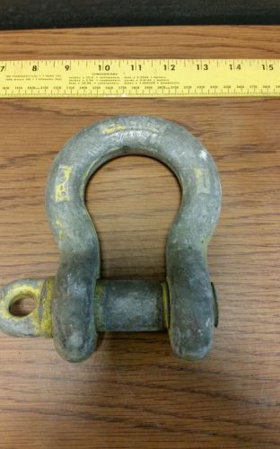 Chicago 8.5 / 8 1/2 ton  shackle / clevis 1&#034; pin, 1 3/4&#034; opening for sale