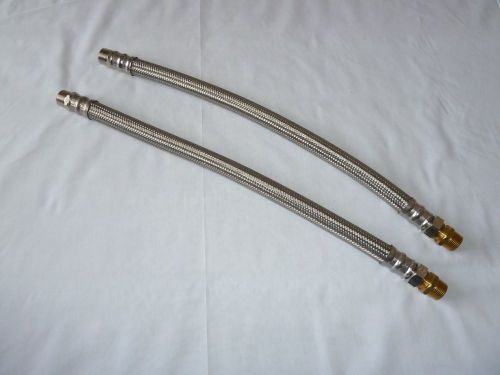 Flexible hose assembly, 3/4 in by 24 in long for sale