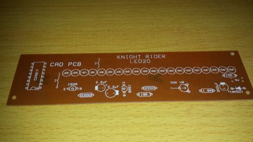 DIY PCB 20 LED Night Rider Circuit Board