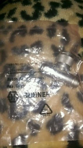 NEW HUBER SUHNER 22542442 TYPE N 50 OHM MALE - FEMALE RF COAXIAL CONNECTOR