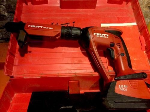 Hilti SF 4000-A 18V Cordless Drywall Screwdriver, Charger, Extra Battery, Case