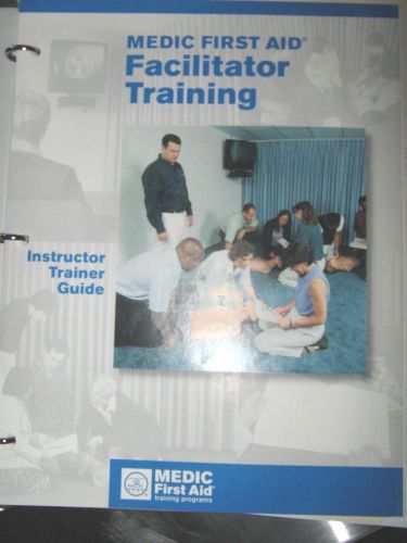 Medic first aid ®   facilitator training instructor  trainer guide for sale
