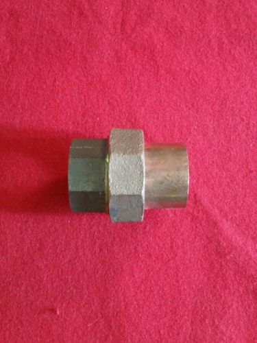 1 1/2&#034;copper  x 1 1/2&#034; brass nibco solder union lead free brand new for sale