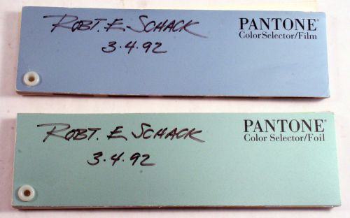 Pantone Color Selector Film and Color Selector Foil Metallic Transparencies VGC