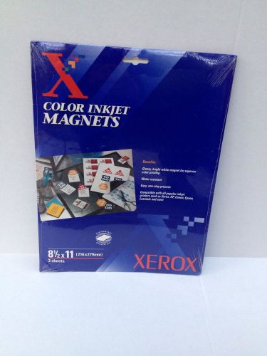 Xerox Color Inkjet Magnets # 3R6419 New Sealed -  Three 8 1/2 x 11 Sheets