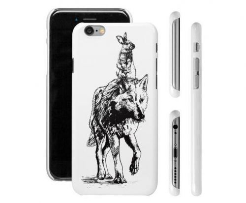 Rabbit on a Wolf iPhone 6 Case