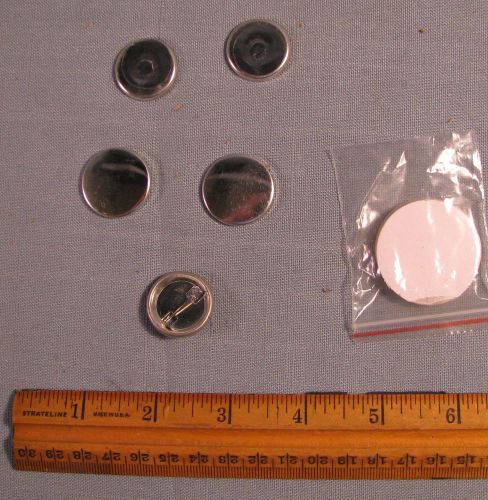 3500 FULL BUTTON SETS 10,500 PARTS TO MAKE 25MM CIRCLE PINBACK/MAGNETIC BUTTONS