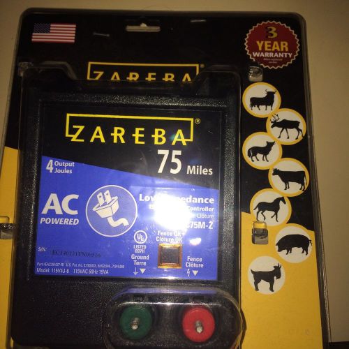 Zareba 75 mile ac low impedance charger for sale