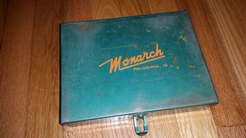 Vintage Monarch Philadelphia Nozzle Metal Box for 48 Capped Containers Steampunk