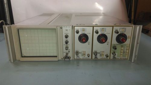 Tektronix d10 single beam w/ 2x 5a15nn amplifier &amp; 5b10n time base/ampl for sale
