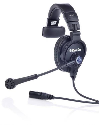 New Clear-Com CC-300-X5: Single-ear headset w/ ambient-noise attenuation &amp; Mic