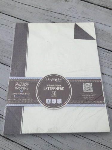 Geographics Double Sided Leaderhead Printer Paper- Cappuccino Brown Ivory