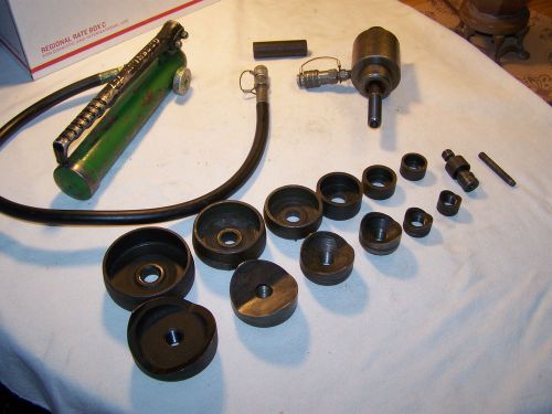 GREENLEE  KNOCKOUT PUNCH AND HYDRAULIC DRIVER SET FOR 1/2&#034; TO 3&#034; 767