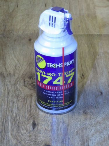Techspray 1747-10s anti-static freeze spray aerosol can new, 10oz envi-ro-tech for sale