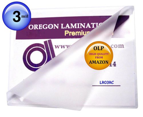 Letter laminating pouches 3 mil 9 x 11-1/2 hot qty 100 for sale