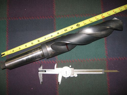 Precision Twist Drill - 2.25 inch, 2 1/4 inch, Taper Shaft Drill Bit, 18 in. OAL