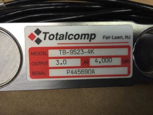 Totalcomp tb-9523-4k beam load cell -- 4000 lb - new for sale