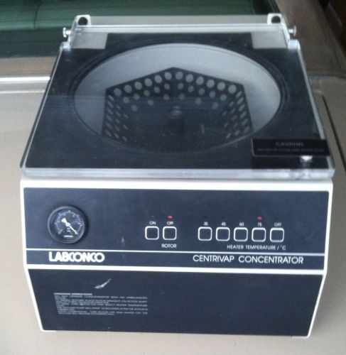 2 units labconco centrivap cold trap &amp; concentrator centrifuge 78110-00 78100-00 for sale
