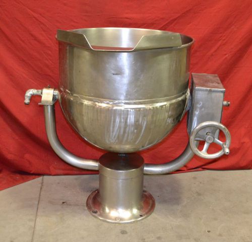 Dover/ groen d-40 40gal. stainless direct steam jacketed tilting pedestal kettle for sale